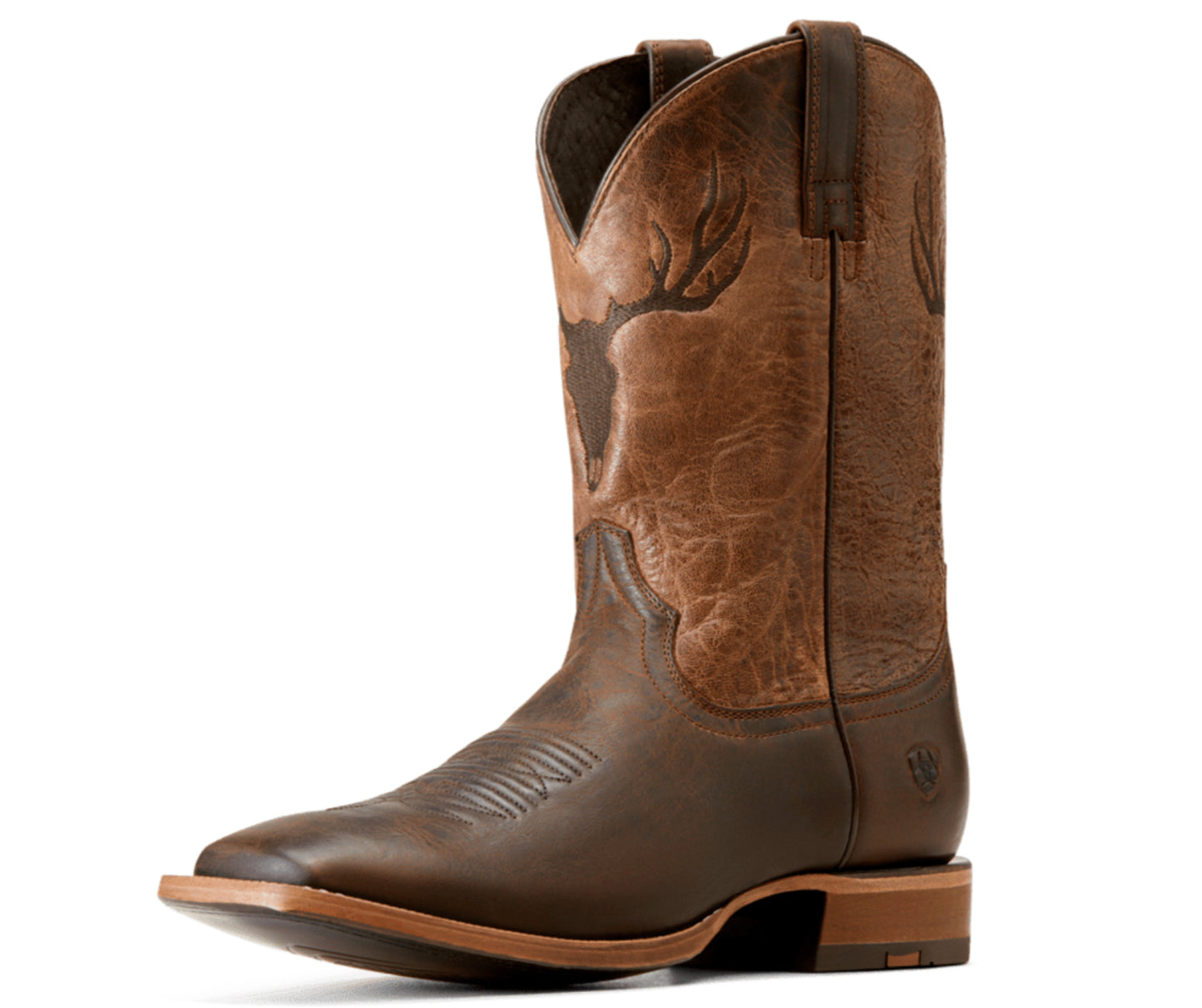 ARIAT MENS CROSSHAIR DARK WHISKEY WESTERN BOOT