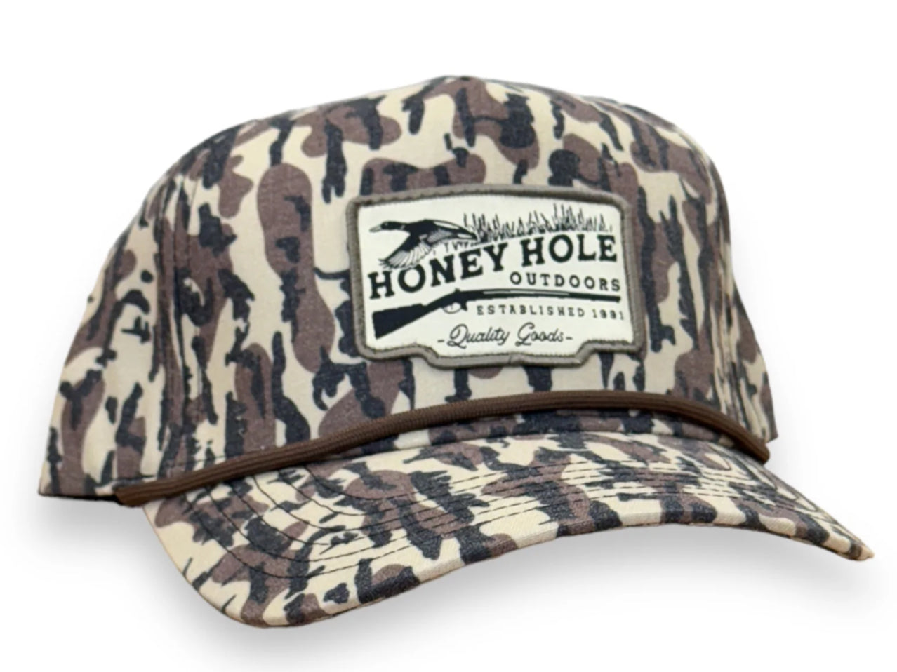 HONEY HOLE OUTDOORS
TWILL ROPE HAT - DUCK SHOTTY