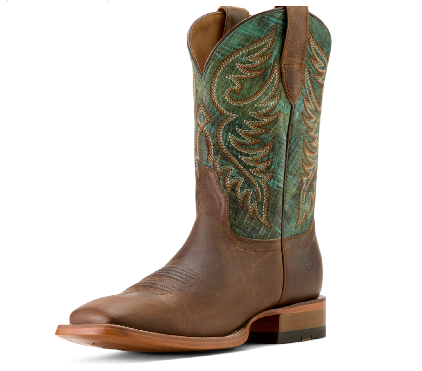 ARIAT WILEY WIDE SQUARE TOE COWBOY BOOT