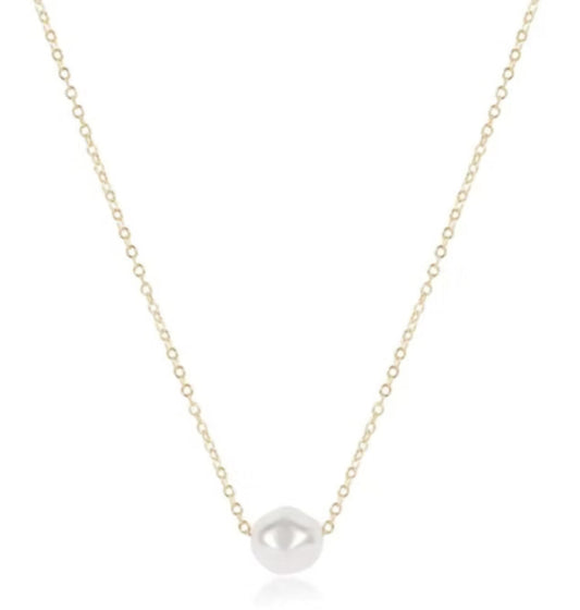 E NEWTON 16” NECKLACE GOLD ADMIRE PEARL