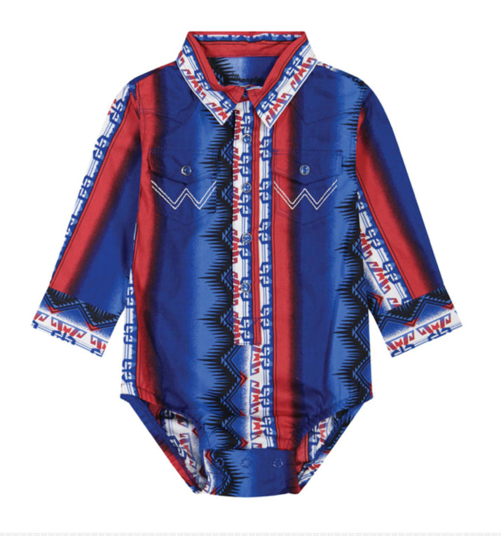 WRANGLER BABY BOY LONG SLEEVE BODYSUIT