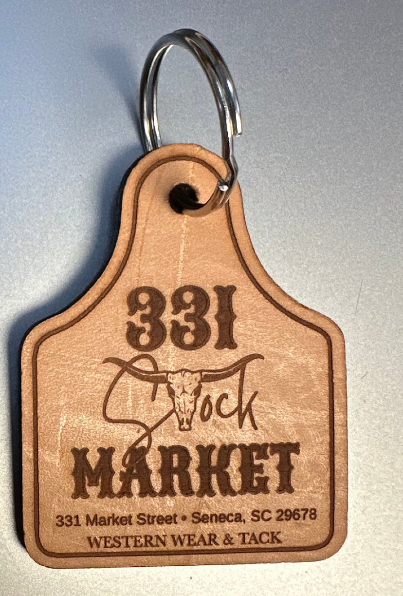 331 STOCK MARKET 75 CUSTOM LEATHER KEY CHAINS