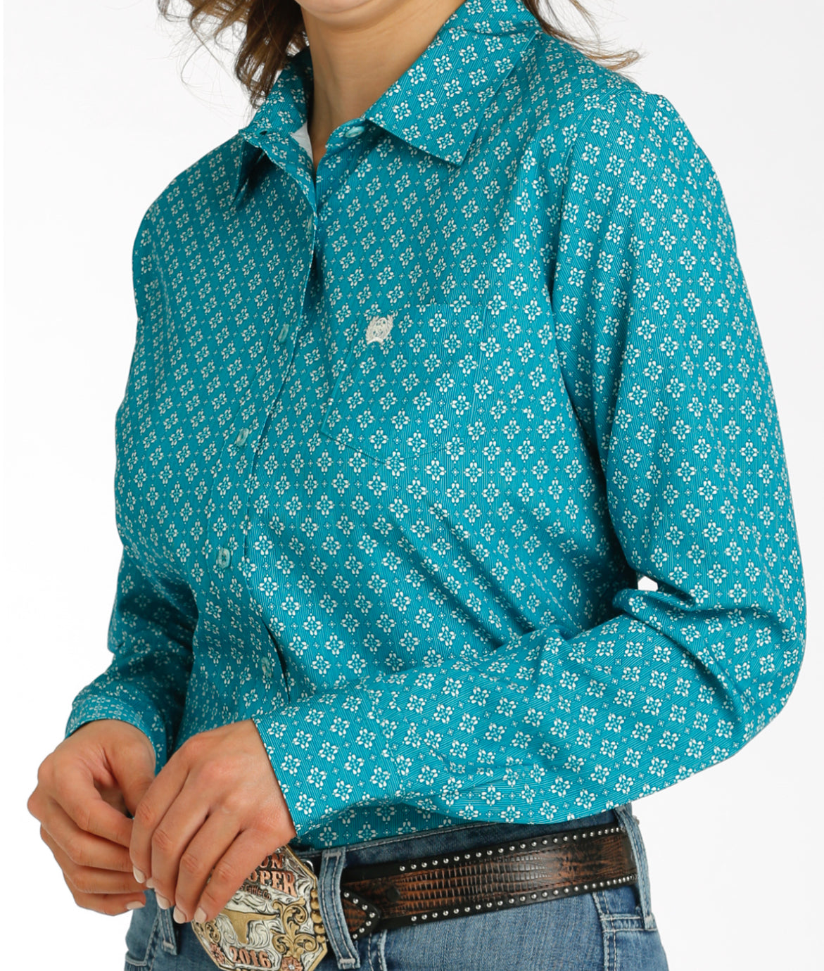 CINCH WOMENS LONG SLEEVE ARENAFLEX BUTTON UP SHIRT