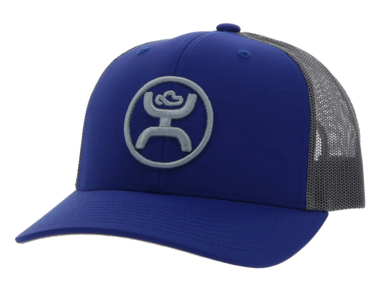 HOOEY O-CLASSIC NAVY/GREY 6 PANEL TRUCKER WITH GREY LOGO31