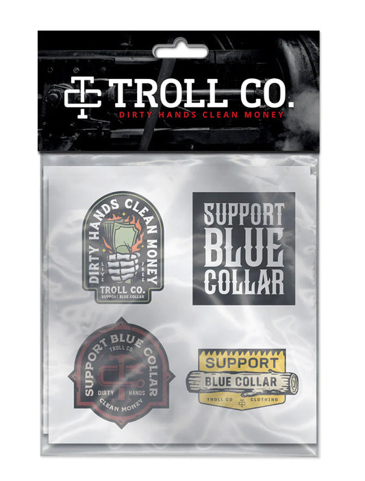 DIRTY HANDS CLEAN MONEY MATTE ATTACK STICKER PACKTC1177