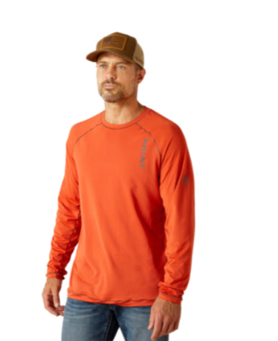 ARIAT MENS 360 AIRFLOW LONG SLEEVE TSHIRT