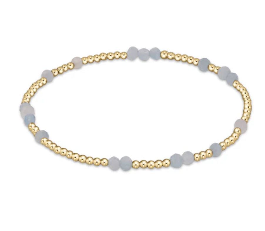 E NEWTON EXTENDS HOPE UNWRITTEN GEMSTONE BRACELET AQUAMARINE