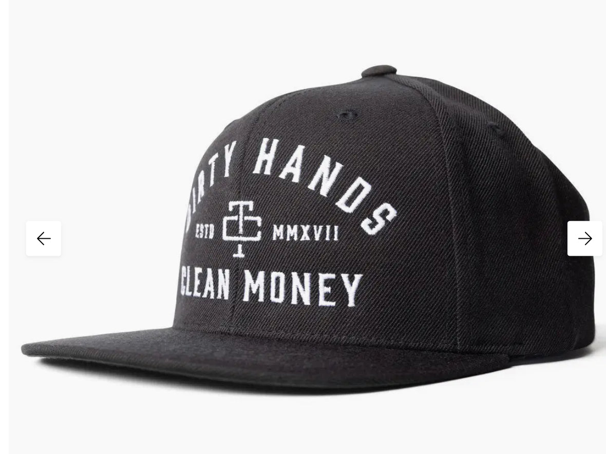DIRTY HANDS CLEAN MONEY CLASSIC HAT