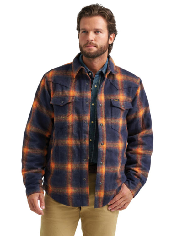WRANGLER MENS FLANNEL SHIRT JACKET