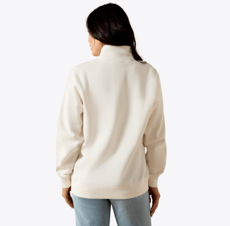 ARIAT WOMENS TRAVELER 1/2 ZIP SWEATSHIRT