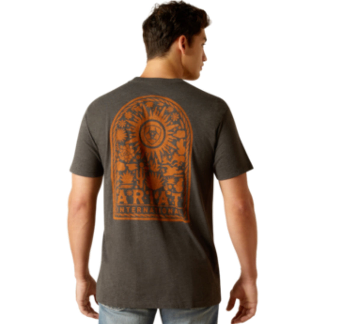 ARIAT MENS SOUTHWEST CURVE SHORT SLEEVE TSHIRT
