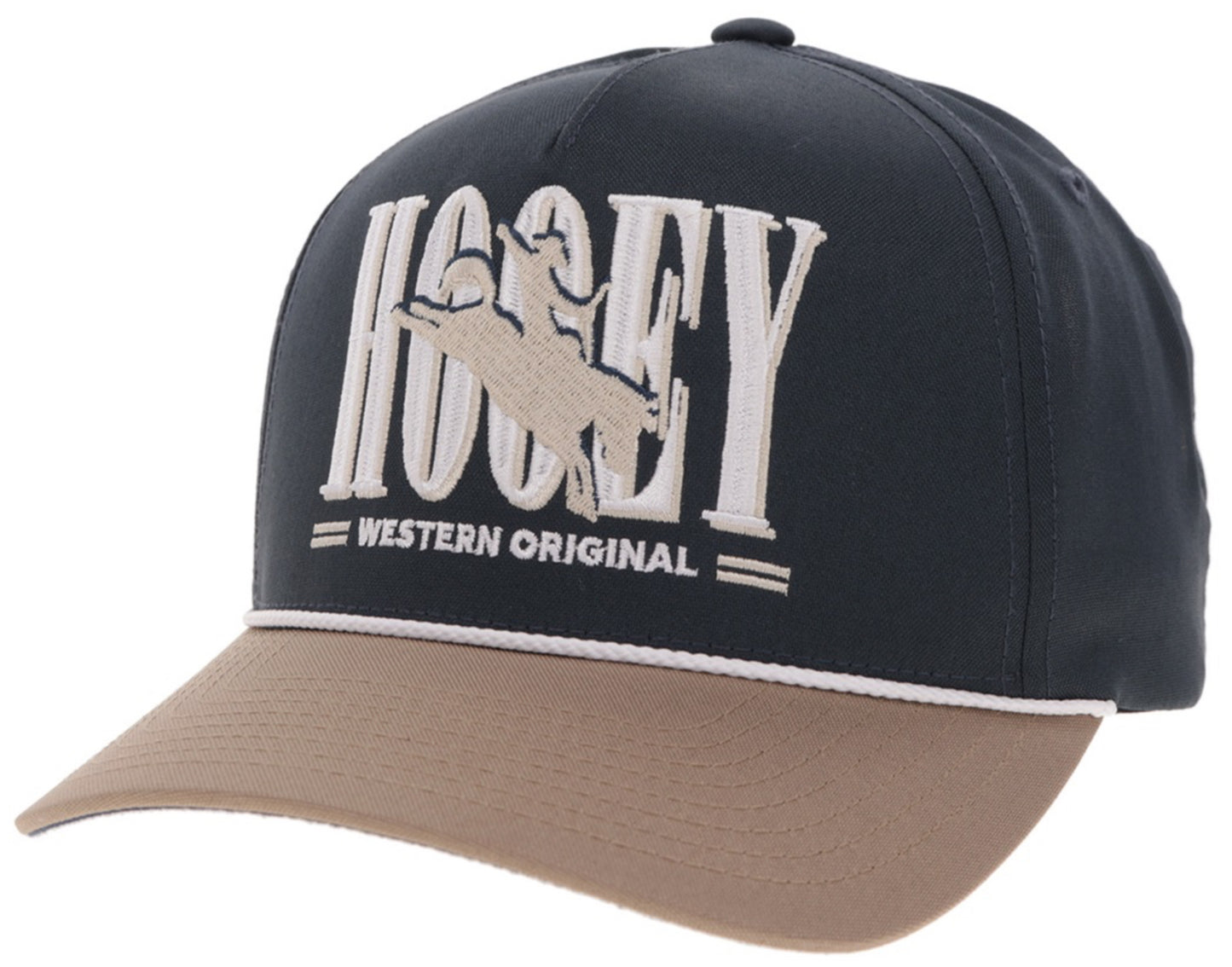 HOOEY WILD RIDE 5 PANEL TRUCKER WITH EMBROIDERY LOGO