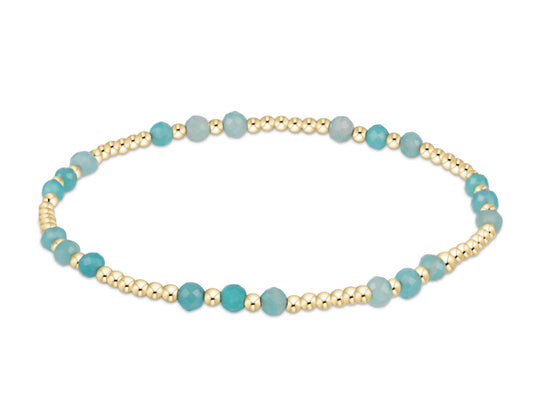 E NEWTON JOY GEM 3MM BRACELET-AMAZONITE