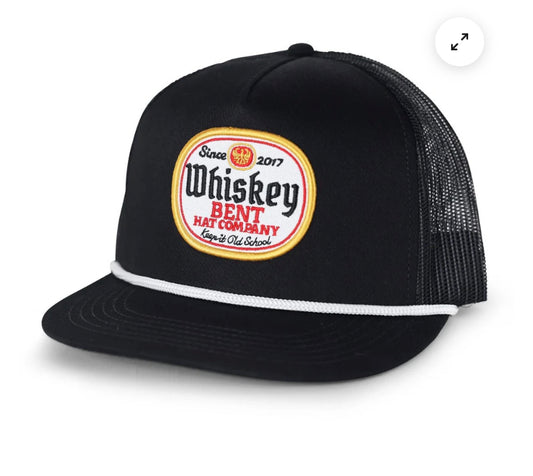 WHISKEY BENT HAT CO BLACK LABEL CAP