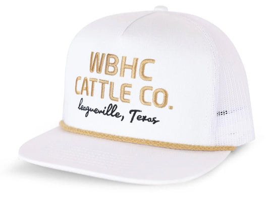 WHISKEY BENT HAT CO WHITE GOLD HAT