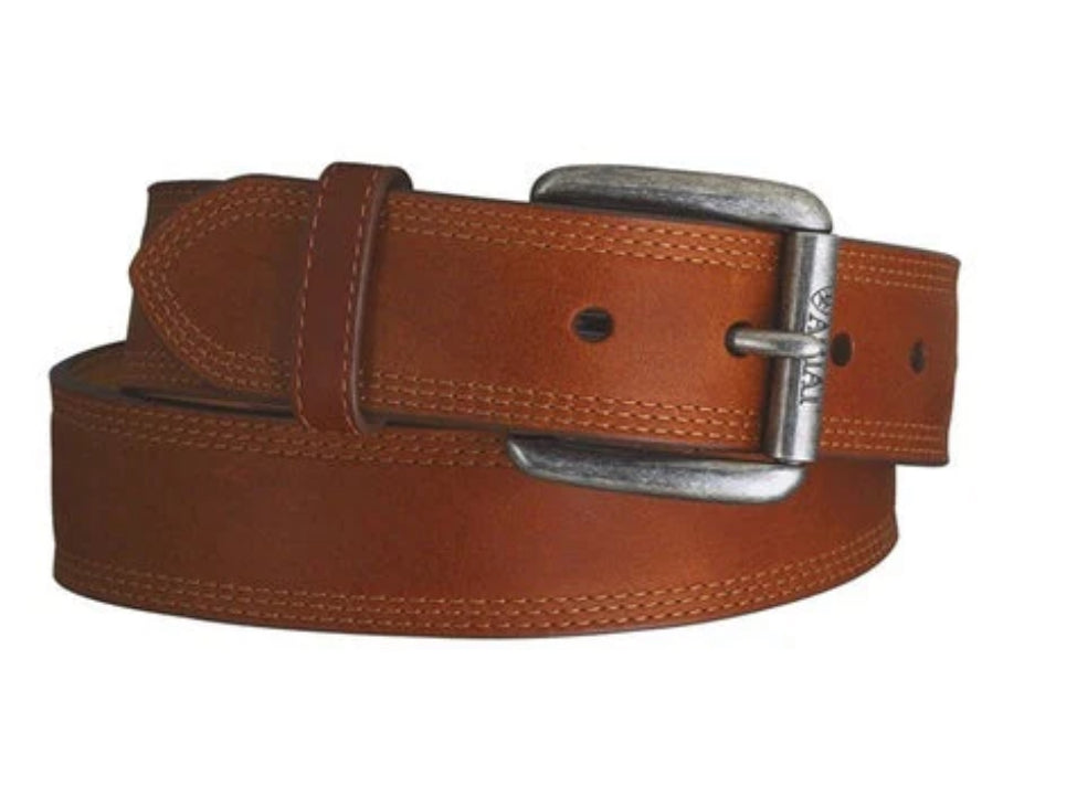 ARIAT MENS 1 1/2” WORK TRIPLE STITCH ELT IN SUNSHINE