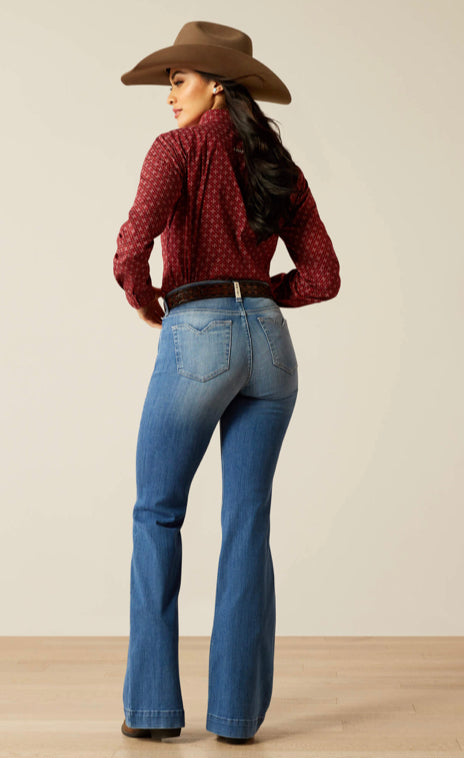 ARIAT WOMENS PERFECT RISE FLARE JEAN IN FLORIDA