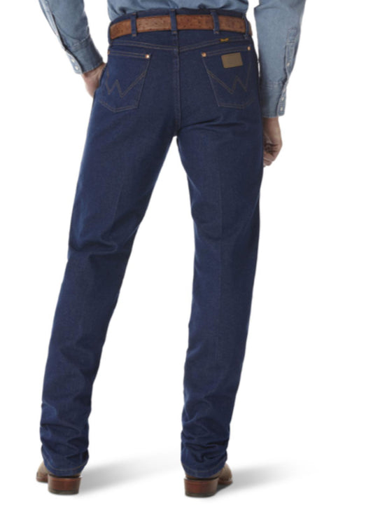WRANGLER MENS ORIGINAL FIT COWBOY CUT PREWASHED INDIGO JEAN