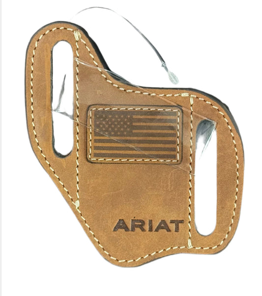 ARIAT AMERICAN FLAG PANCAKE KNIFE SHEATH