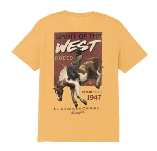 WRANGLER MENS REGULAR FIT SPIRIT OF THE WEST TEE