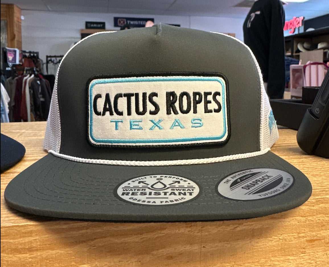 CACTUS ROPES GREY AND WHITE YOUTH HAT