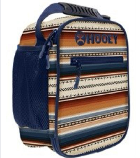 HOOEY NAVY/SERAPE WITH NAVY HANDLE LUNCH BOX