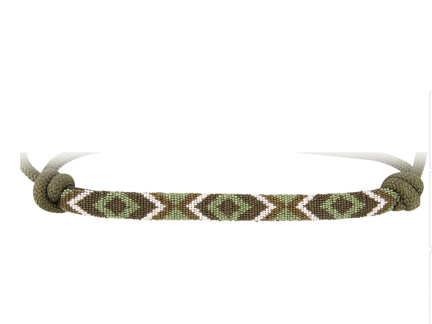 CASHEL BEADED NOSE ROPE HALTER WITH 9’ LEAD