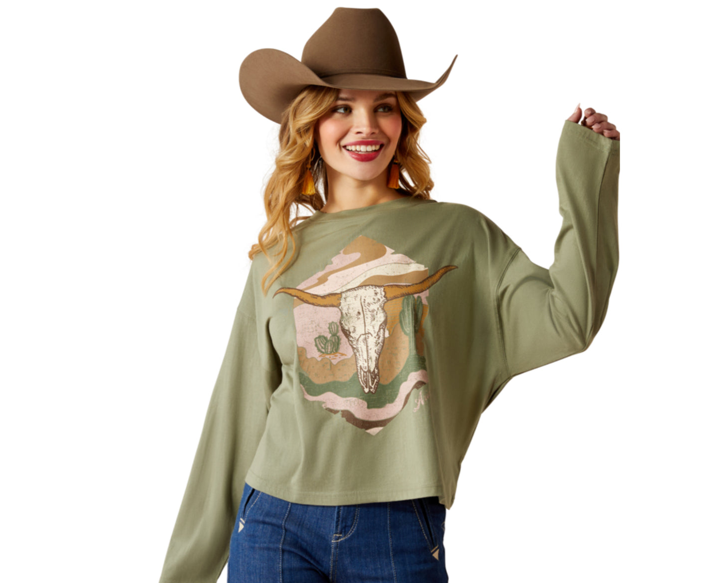 ARIAT WOMENS WANDERER LONG SLEEVE TSHIRT