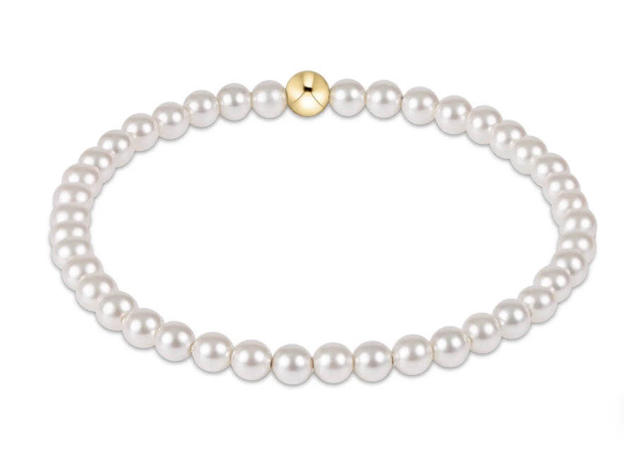 E NEWTON EXTENDS CLASSIC PEARL 4MM BEAD BRACELET