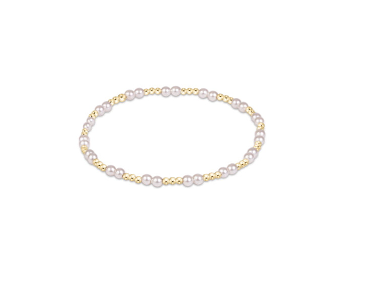 E NEWTON TOGETHER PEARL 3MM BRACELET