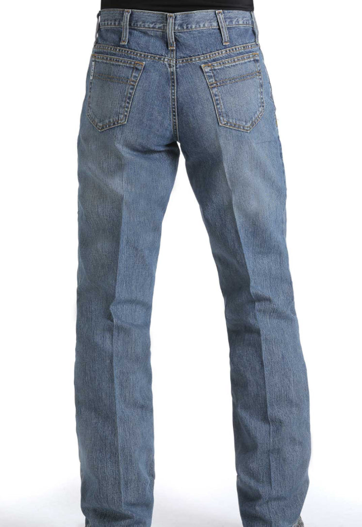 CINCH MENS WHITE LABEL JEAN IN MEDIUM STONE