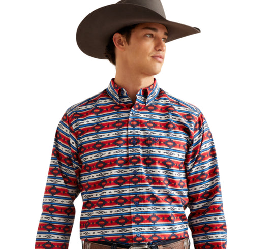 ARIAT MENS PICKFORD FITTED LONG SLEEVE SHIRT
