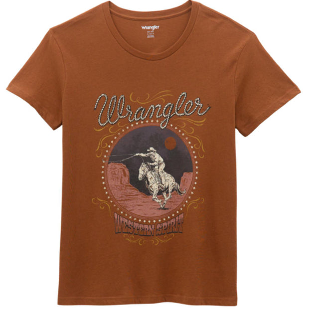 WRANGLER WOMENS BOYFRIEND SPIRIT TEE