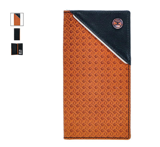 HOOEY HANDS UP BASKET WEAVE ALL OVER HOOEY BASKETWEAVE RODEO WALLET