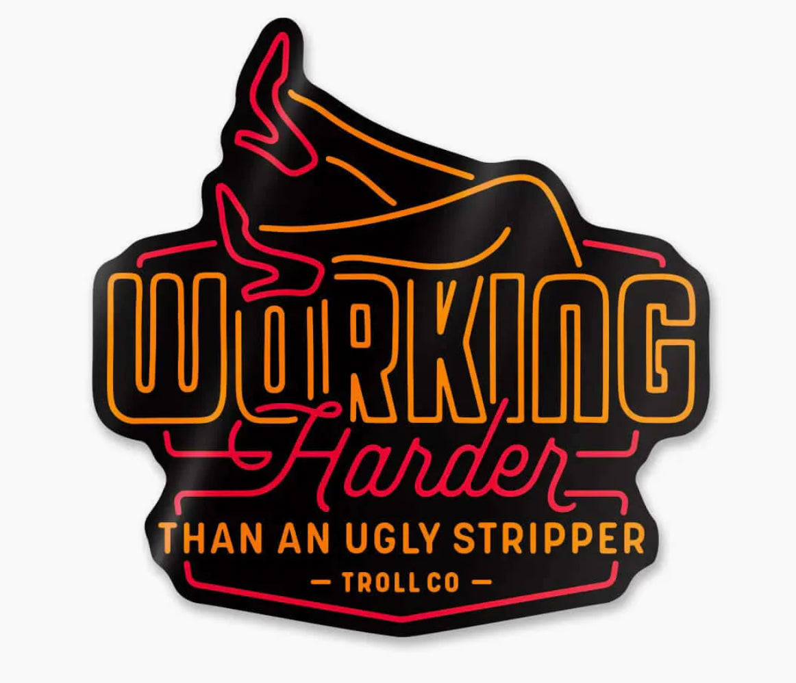 TROLL CLOTHING CO STICKERS