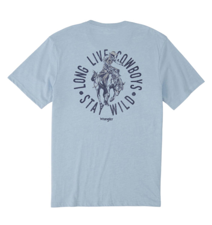 WRANGLER MENS WILD COWBOYS GRAPHIC TEE