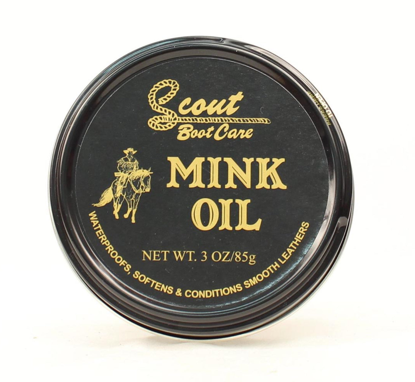SCOUT MINK OIL 3 OZ TIN