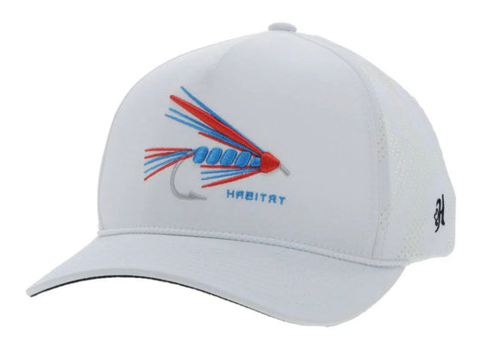 HOOEY HABITAT 5 PANEL TRUCKER FISHING LURE CAP