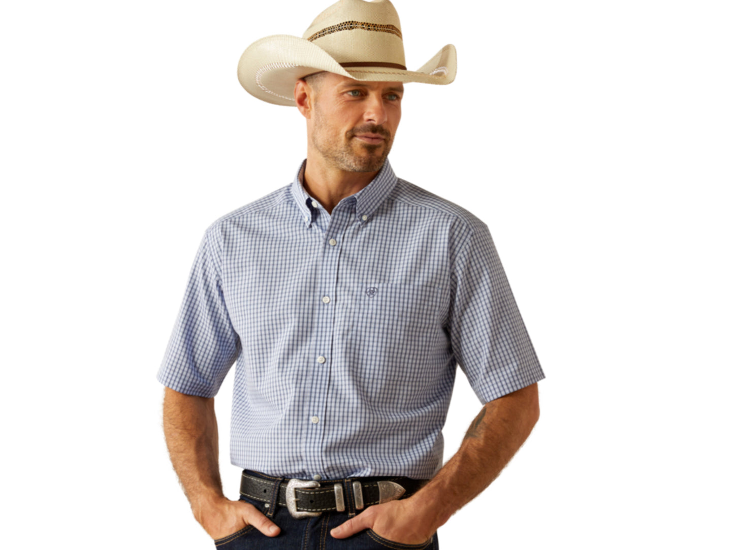 ARIAT MENS WRINKLE FREE OZZY CLASSIC FIT SHIRT