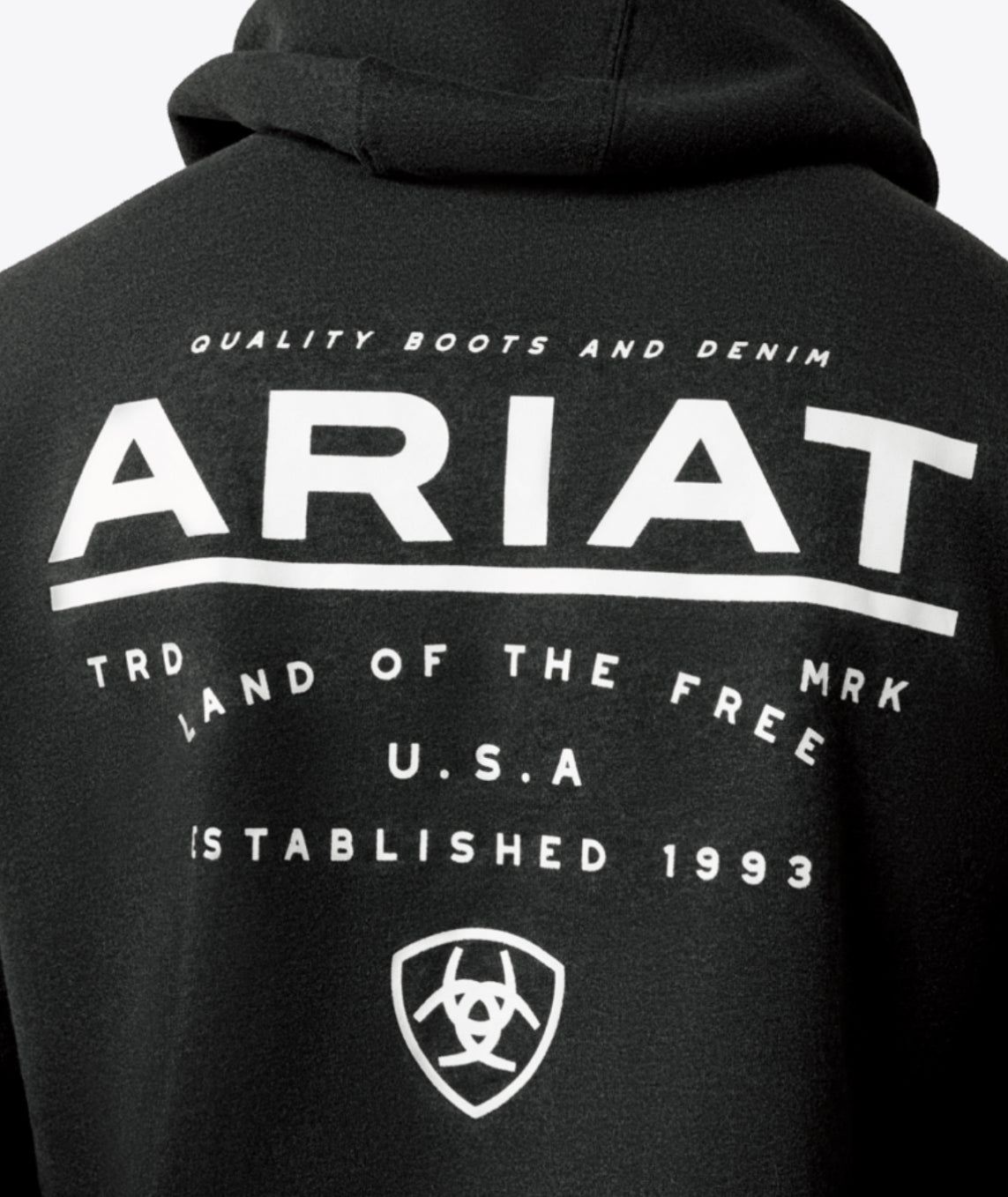 ARIAT MENS OFFICIAL QUALITY HOODIE