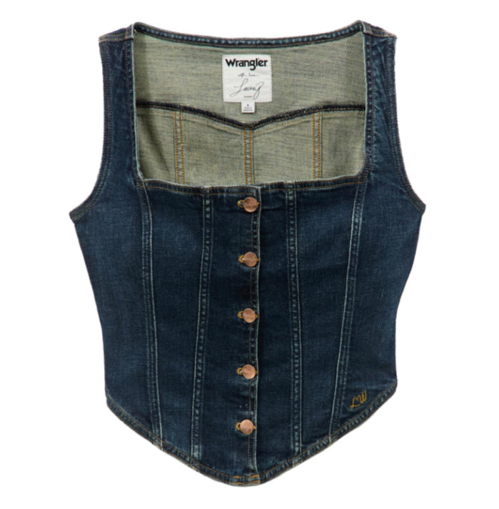 WRANGLER X LAINEY PONY UP BUSTIER TOP
