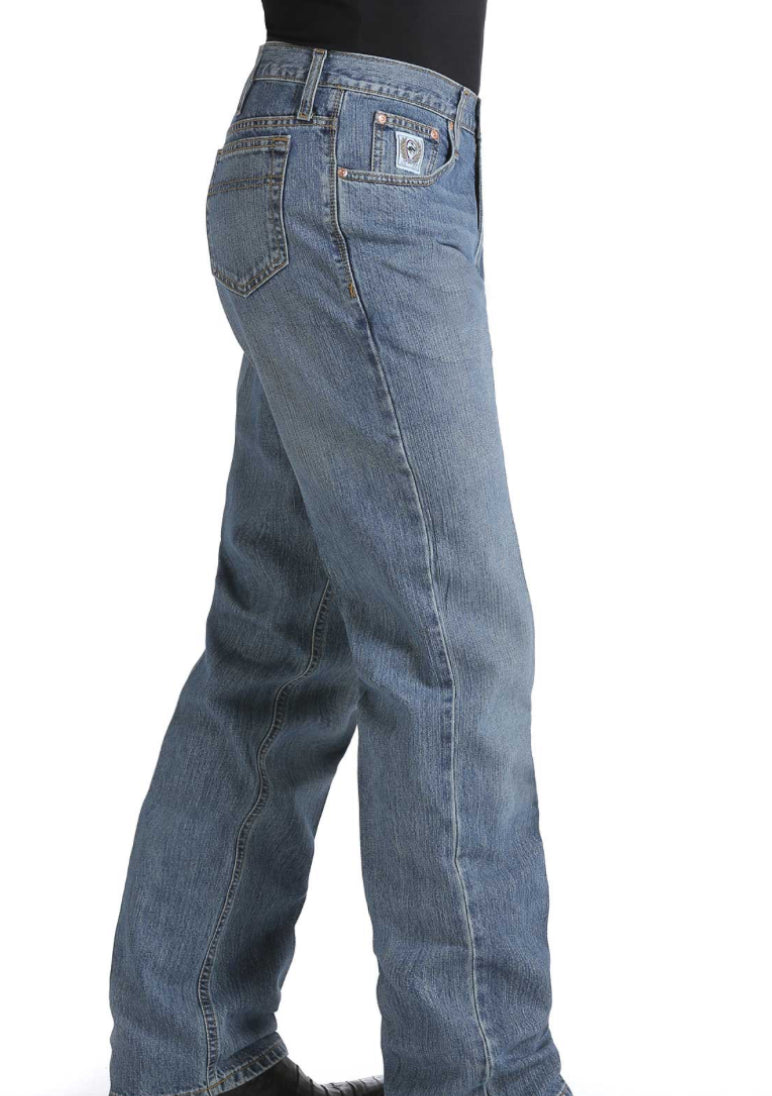CINCH MENS WHITE LABEL JEAN IN MEDIUM STONE