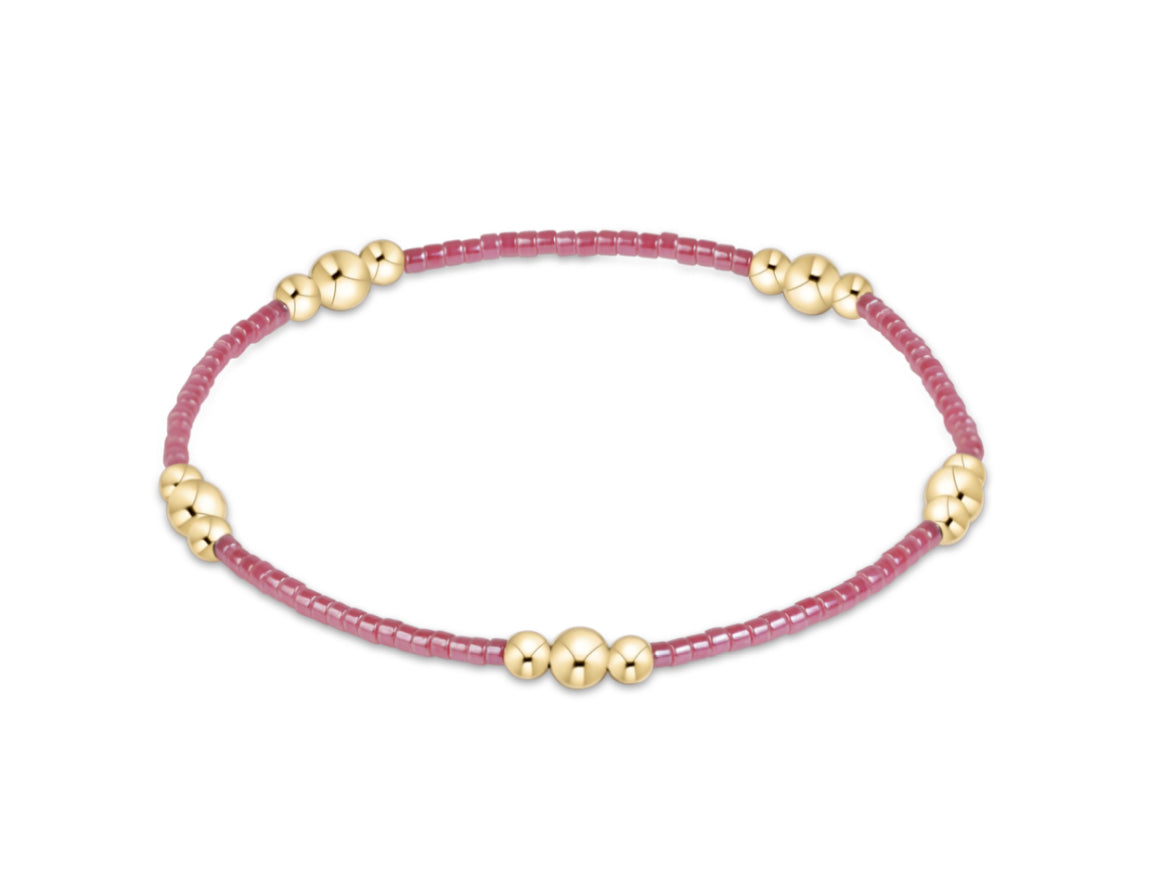 E NEWTON HOPE PURPOSE GOLD BRACELET-PINK CHAMPAGNE