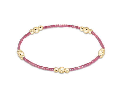 E NEWTON HOPE PURPOSE GOLD BRACELET-PINK CHAMPAGNE
