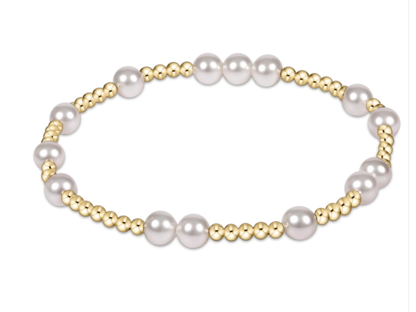 E NEWTON HOPE UNWRITTEN PEARL 6MM BRACELET