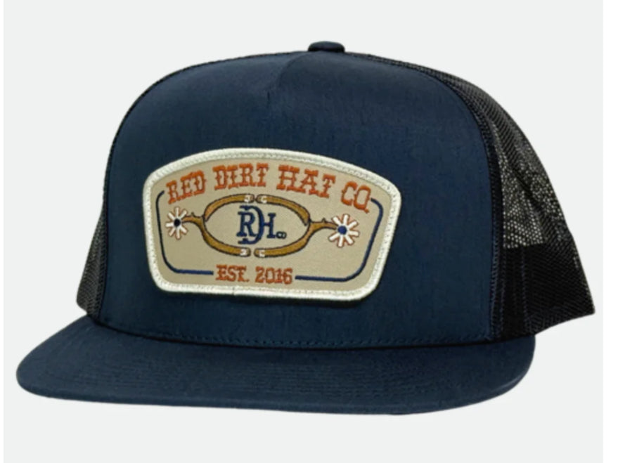 RED DIRT HAT CO GIG UM’-NAVY/NAVY 5 PANEL HAT