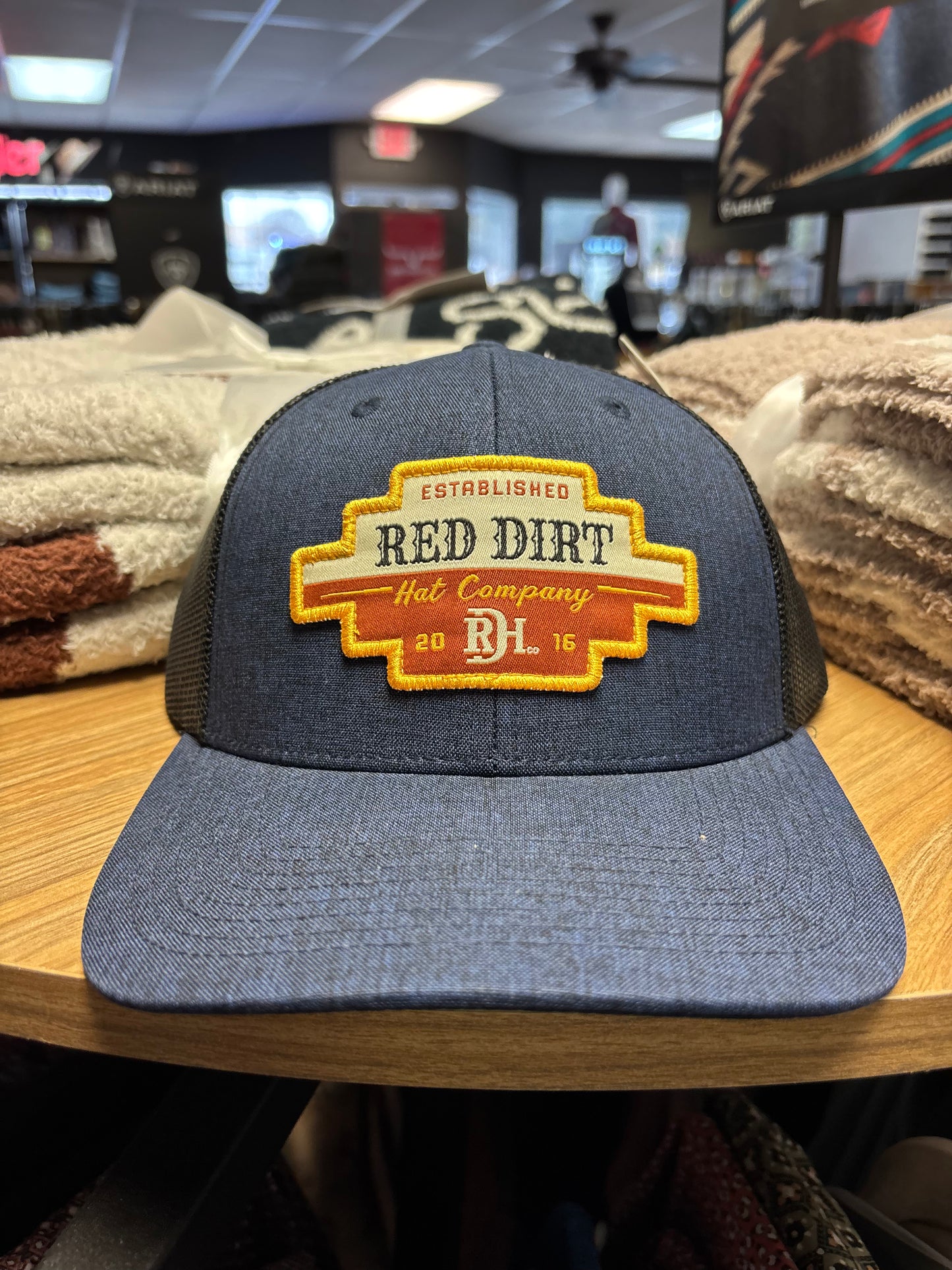 RED DIRT HAT CO FADED DENIM CAP