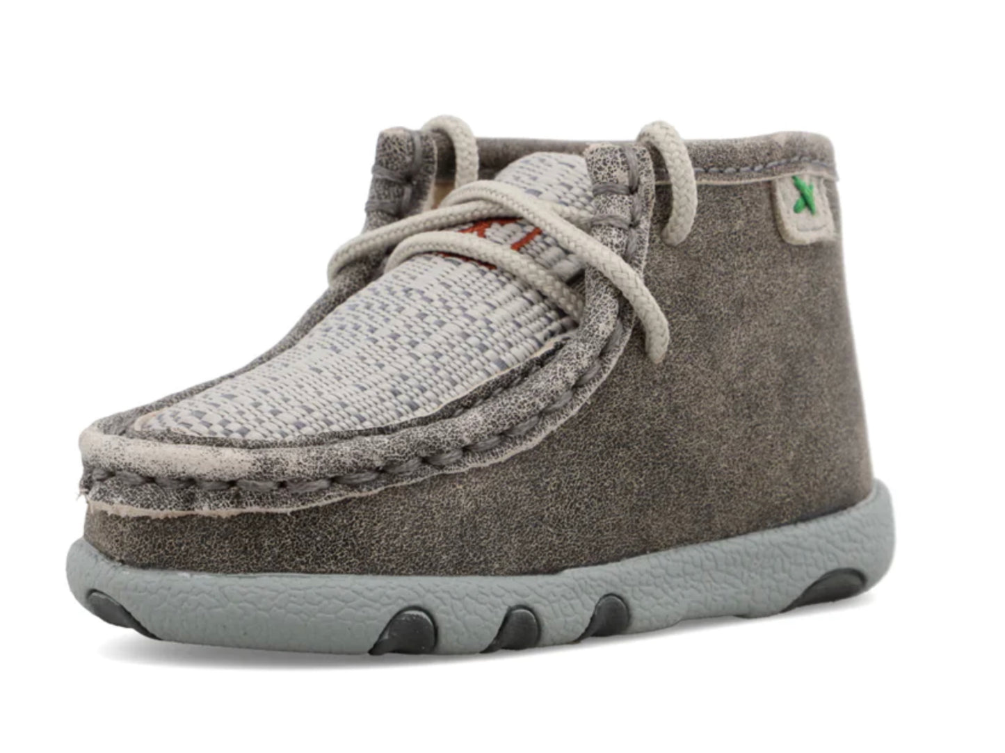 TWISTED X GRAY KIDS DRIVING MOC MO