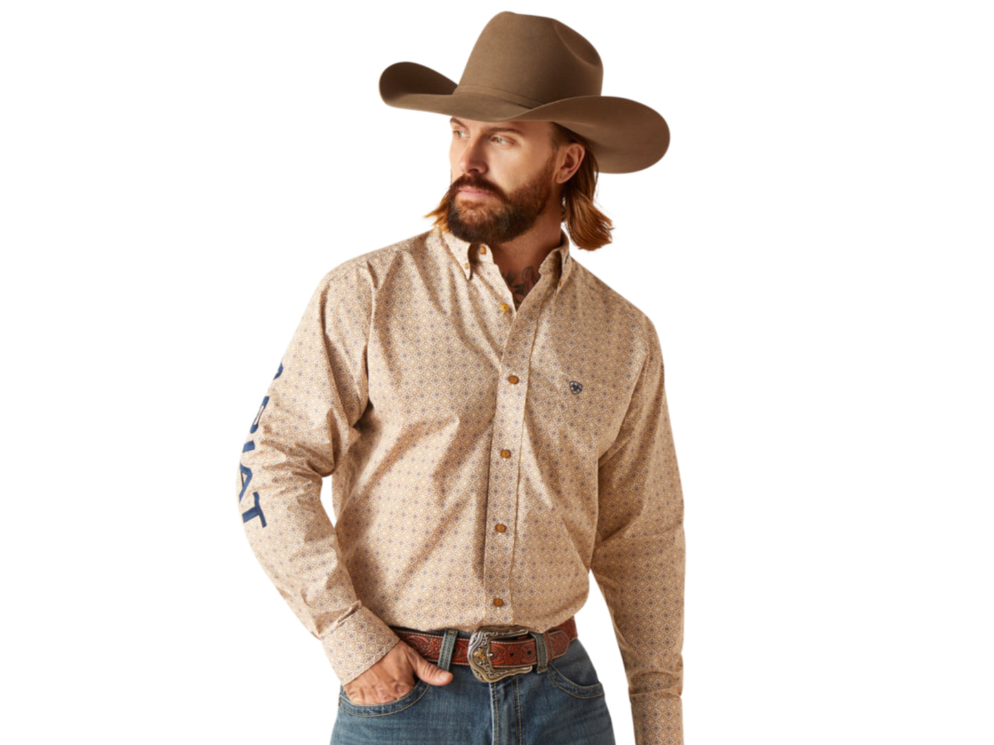 ARIAT MENS TEAM CONRAD LONG SLEEVE SHIRT