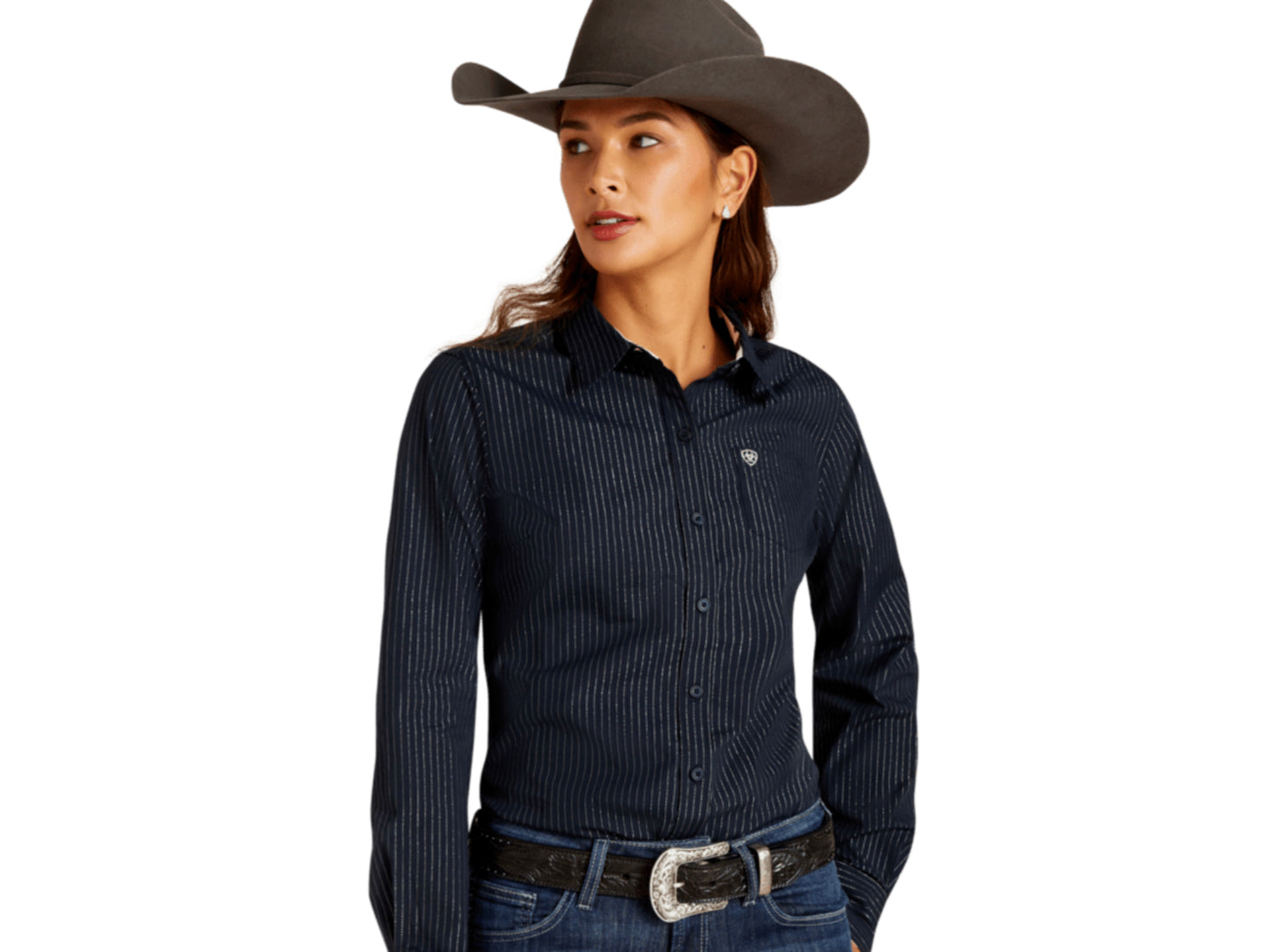 ARIAT WOMENS WRINKLE RESISTENT KIRBY LONG SLEEVE SHIRT IN VARIOUS STYLES